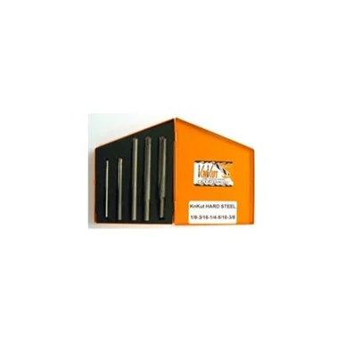 KnKut Performance 5KK9 Knkut 5 Piece Carbide Tipped Hard Steel Drill Bit Set