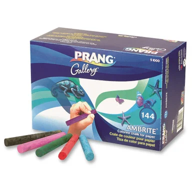 Ticonderoga Prang Ambrite Paper Chalk - Assorted Chalk - 144 / Box (dix-51000)