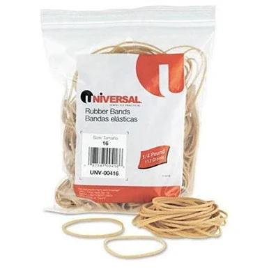 Universal Office Products 00416 Rubber Bands, Size 16, 2-1/2 X 1/16, 475 Bands/1/4lb Pack