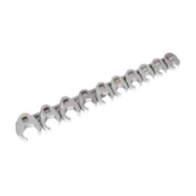 Titan 17296 Tool 10-piece 3/8 In. Drive Sae Flare Nut Crowsfoot Wrench Set
