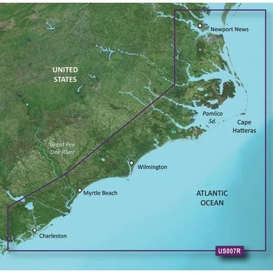Garmin Charts 3930362 Garmin Bluechart® G2 Vision® Hd - Vus007r - Norfolk - Charleston - Microsd/sd