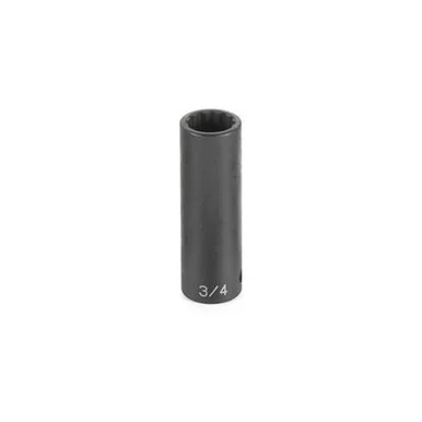 Grey Pneumatic 2116MD 1/2" Drive 12 Point Deep Metric Impact Socket 16mm