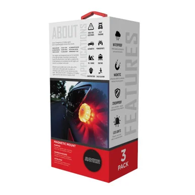 Savior Products 10000251 Emergency LED Safety Lights 3 Pack