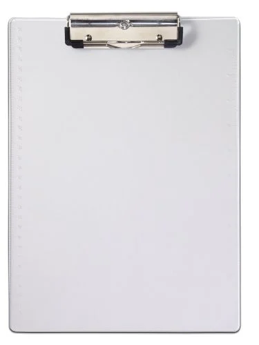 Saunders Clipboard - 0.5" Capacity - 8.5" X 12" - Low-profile - Acrylic - Clear (21565)