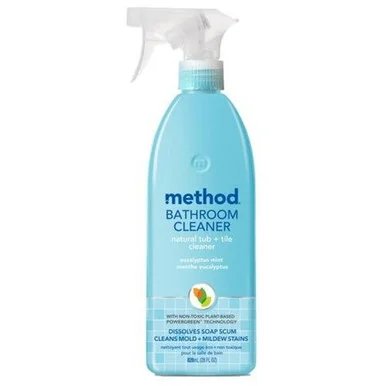 Method Products 00008 Tub And Tile Bathroom, Eucalyptus Mint, 28 Oz Spray Bottle