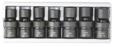 Sunex 2655 7-piece 1/2 In. Drive Universal Metric Impact Socket Set