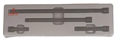 Sunex Tool 3500 4 Piece 3/8" Drive Extension Set 3,5,10,15" 3500_45