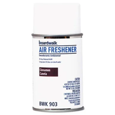 Boardwalk 903 Metered Air Freshener Refill, Cinnamon Sunset, 5.3 Oz Aerosol, 12/carton