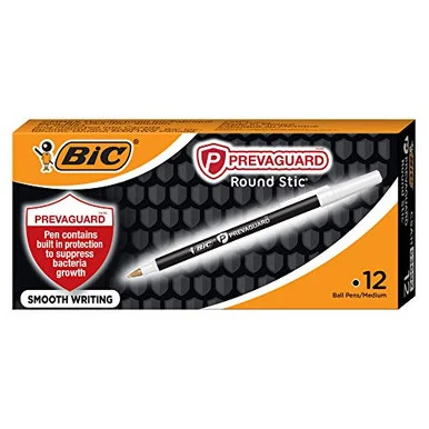 BIC PrevaGuard Round Stic Ballpoint Pen (gsam11bk) - Bic Corporation
