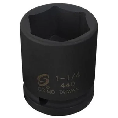 Sunex 221M 1/2 In. Drive Standard 6-point Impact Socket 21mm
