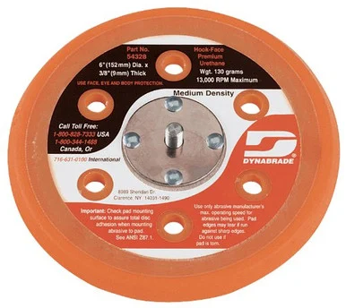 Dynabrade Products 54328 Dynabrade 6 In. Hook-face Sanding Pad 54328_59