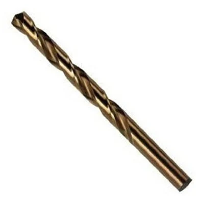 Irwin Industrial 63121 Cobalt High Speed Steel Fractional Straight Shank Jobber Length Drill Bit - 21/64"