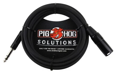Pig Hog PXTMXM25 25ft Trs(m)-xlr(m) Balanced Cable