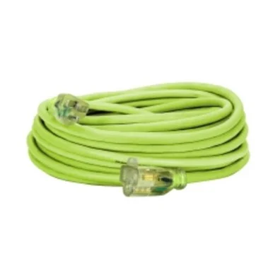Legacy Manufacturing FZ512730 Flexzilla Pro Extension Cord, 14/3 Awg Sjtw, 50', Outdoor, Lighted Plug