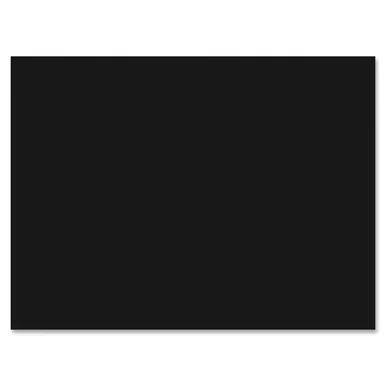 Tru-ray Sulphite Construction Paper - 24" X 18" - Black (103093)