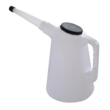 K Tool International KTI74649 1-quart Plastic Measure Flex Spout With Dust Cap, 12" Long Spout