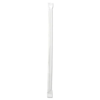 Boardwalk JSTW775CLR Jumbo Straws, 7 3/4", Clear, 12000/carton
