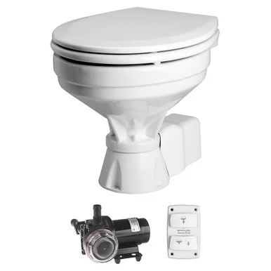 Johnson Pumps 80-47232-01 Johnson Pump Aquat Toilet Electric Comfort - 12v W/pump