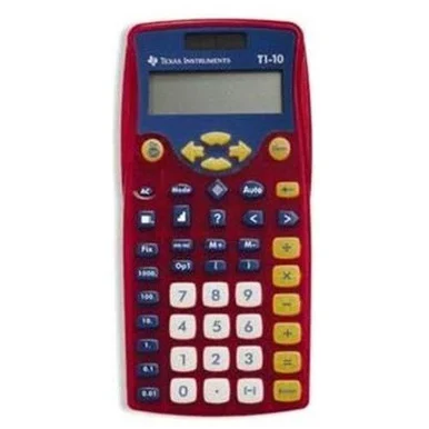 Texas Instruments TI-10 Scientific Calculator (10/TKT/2L1/A) 10/TKT/2L1/A
