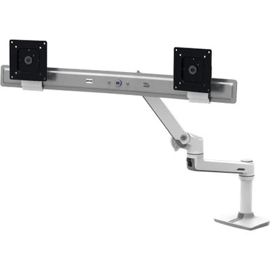 Ergotron Desk Mount for Monitor - Polished Aluminum (45489026)