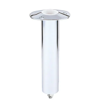 Lee's Tackle RH577XL Lee's 0° Stainless Steel Swivel Base Flush Mount Rod Holder - Extra Long Tube 2.25" Od X 14.5" Tube