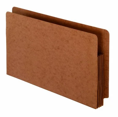 Pendaflex Extra Heavy Duty Expanding File Pockets - Legal - 8.50" Width X 14" Length Sheet Size - 700 Sheet Capacity - 3.50" Expansion - 1 Pockets - Straight Tab Cut - 17 Pt. - Red Fiber, (95545_40)