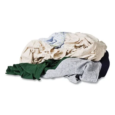 Monarch Global Brands Inc R020-C45-A-25 Reclaimed Color T-shirt Rags, Assorted, 125/box