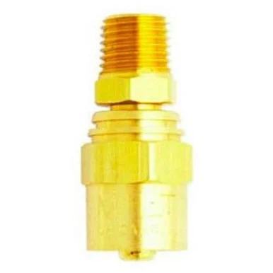 Milton Industries S-621 Reusable End, 1/4" Mnpt, Fits 3/8" X 3/4