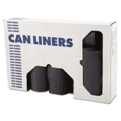 Boardwalk 3339SEH Low-density Can Liners, 33gal, 1.1mil, 33 X 39, Gray, 25/roll, 4 Rolls/carton