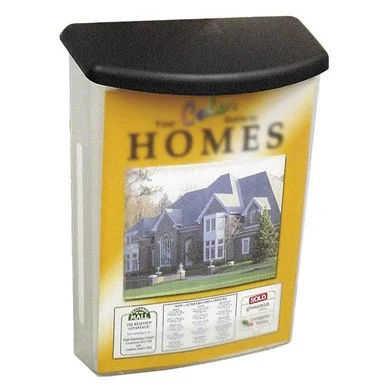 Deflect-o Literature Organizer - 13.1" Height X 10" Width X 4.5" Depth - Plastic - Gray (DEF790901)