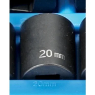 Grey Pneumatic 2120M 1/2" Drive X 20mm Standard - 12 Point Socket 2120M_45