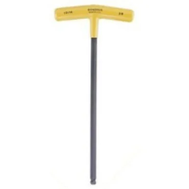 Hex Ball End Wrench, 5/32", T-handle With Cushioned Grip, 9.1" Long 13109