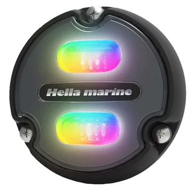 My Hella Lights 016146-001 Hella Marine Apelo A1 Rgb Underwater Light - 1800 Lumens - Black Housing - Charcoal Lens