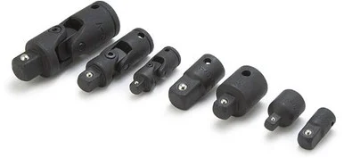 Titan 17408 Tool 7-piece Chrome Adaptor And U-joint Set