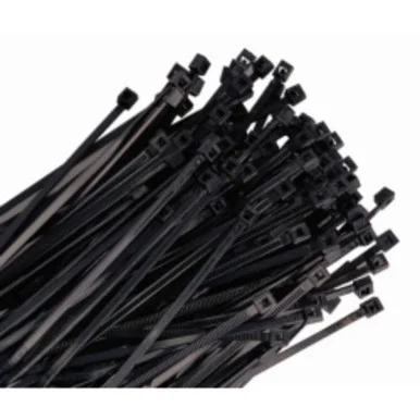 K Tool International KTI-78145 3-pack Of 100ct.14 Hd Black Nylon Cable Ties With 120 Lb. Tensile Strength