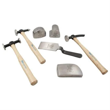 Martin Tools 647K 7 Piece Body And Fender Repair Set With Hickory Handles