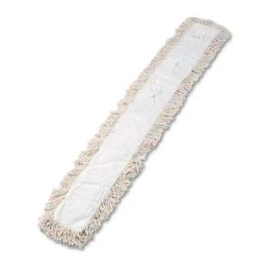 Boardwalk 1360 Industrial Dust Mop Head, Hygrade Cotton, 60w X 5d, White
