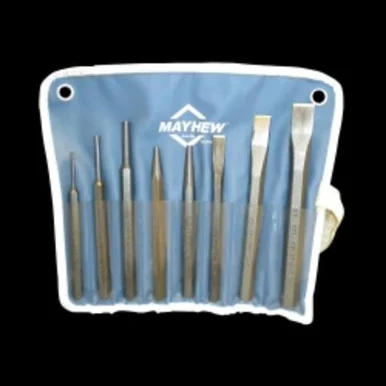 Mayhew 61025 754k 8-piece Punch/chisel Kit