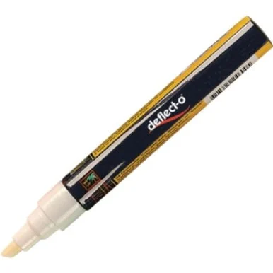 Pm Company SMA510V4WT Liquid Chalk Marker, Chisel, White, 4/pk