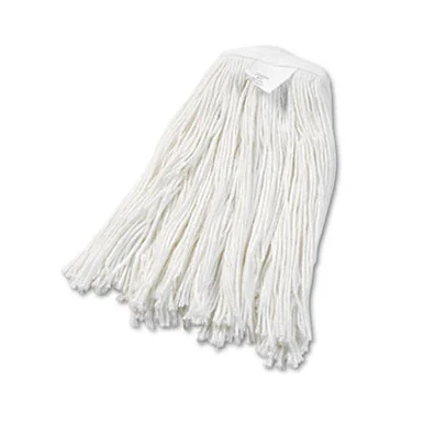 Boardwalk BWK2020RCT Cut-end Wet Mop Head, Rayon, No. 20, White, 12/carton