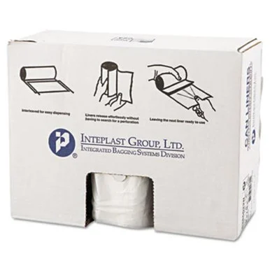Integrated Bagging Systems S386022N High-density Can Liner, 38 X 60, 60gal, 22mic, Clear, 25/roll, 6 Rolls/carton