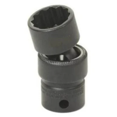 Grey Pneumatic 1116UM 3/8" Drive X 16mm Standard Universal- 12 Point Socket - Black