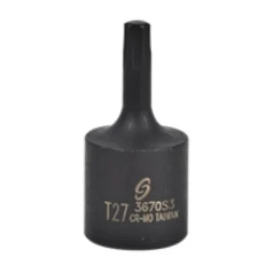 Sunex 3670S3 Tools 3/8 In. Drive Internal Star Impact Socket, T27