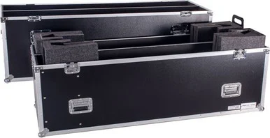 Deejay Led TBH2LED70WHEELS Flight Case for Two 70" LED or Plasma Displays