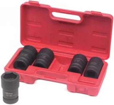 Atd Tools ATD-8624 1 Drive Budd Wheel Socket Set, 5 Pc