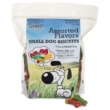 Office Snax OFX00612 Doggie Biscuits, Assorted, 4 Lb Bag