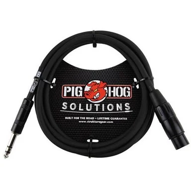 Pig Hog PXTMXF6 6ft Trs(m)-xlr(f) Balanced Cable