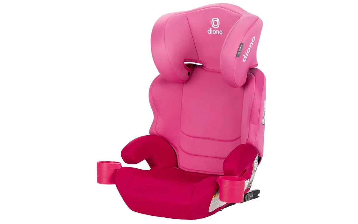 Diono Everett NXT Rigid Latch High Back Booster Car Seat - Pink Cotton Candy (See Description)