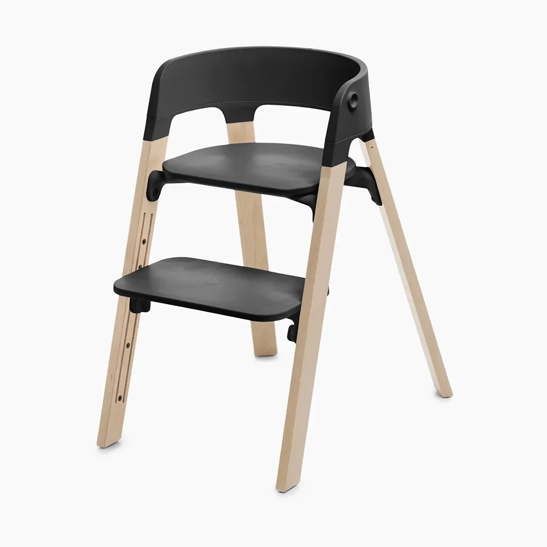 Stokke Steps High Chair - Black/Natural