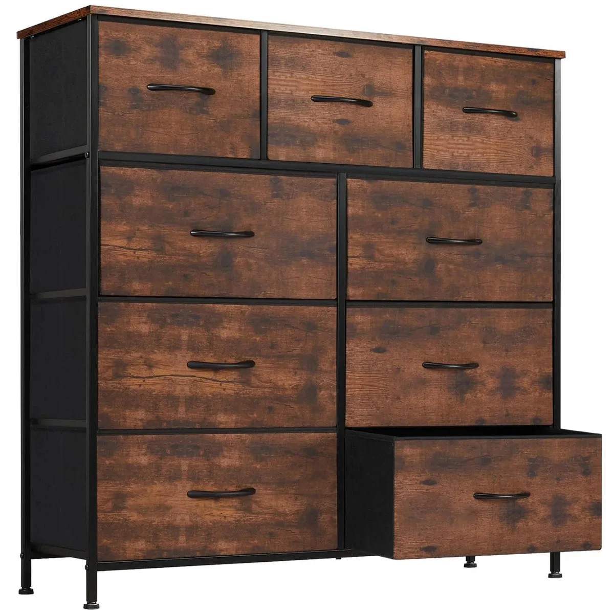 Atilioo Dresser with 9 Drawers - Brown